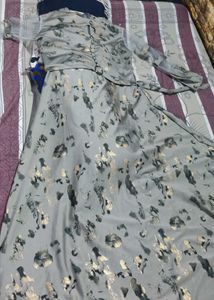 Floral Print Long Sleeve Dress