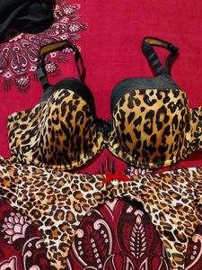 Leopard Print Lingerie Set