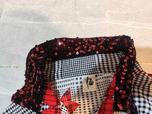 Chic Plaid Bow Print vintage y2k Shirt