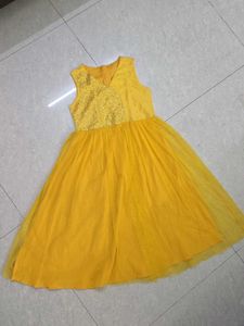 Beautiful Yellow Ethnic Gown