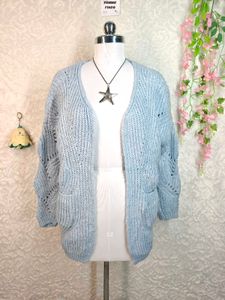 Cozy Blue Knit shrug