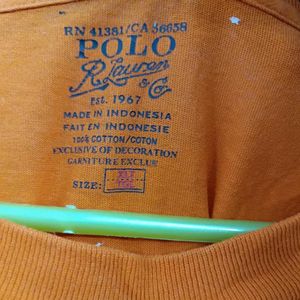 Men's Orange Polo T-Shirt