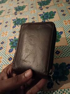Brown Leather Bifold Wallet