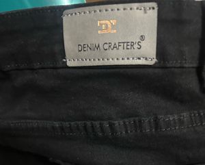 Black Denim Skirt Unused