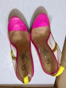 Clear Platform Stiletto Heels
