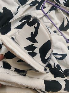 Flared Dress/Top With Shoulder Pads