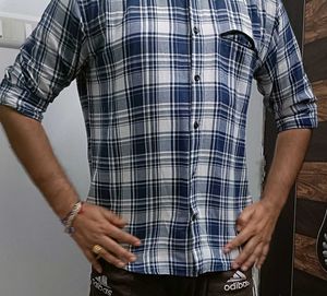 Men's Plaid Casual Shirt