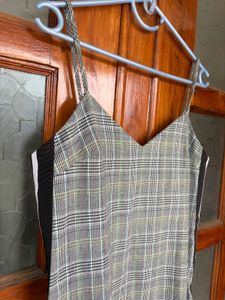 Zara Plaid Mini Dress