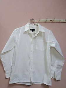 Men's White Button-Down Shirt