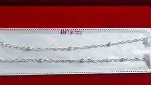 Elegant Silver Chain Anklet#fixed price