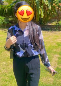 Selling Black Georgette Shirt and Formal Pant