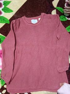 Cute Pink Knit Sweater