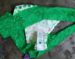 Green Lace Thong Panty sez XxL