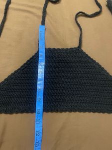 Crochet Halter Neck, Backless.