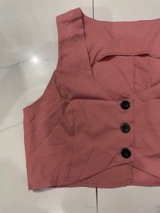 Chic Cropped Vest Top.