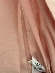Men's Pink Casual Linen Shirt