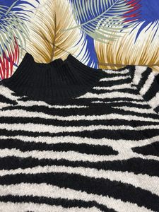 Zebra Print Sweater