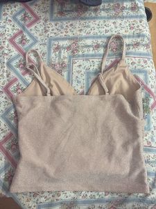 Sparkly Ruched Cami Top