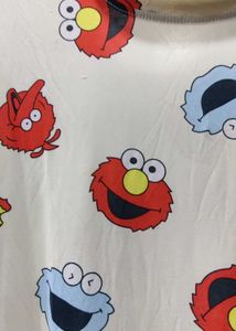 Cute Sesame Street Graphic T-Shirt Dress