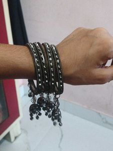 Oxidised Jhumka Bangles