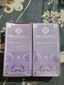 Pujashree Zodiac Dhoop Cones - Cancer/Jasmine pack