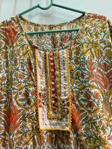DIWLAI SALE!! Floral Print Anarkali Pant Dup
