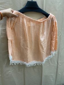 Boho Off-the-Shoulder Lace Trim Top