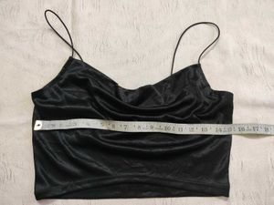 Satin Cowl Neck Cami Top