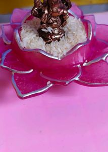 Ganesha Idol in Lotus Diya