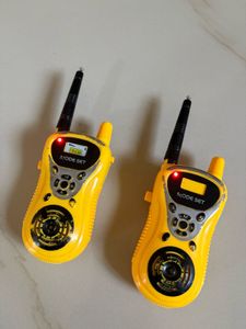 Pair of Yellow Walkie Talkies