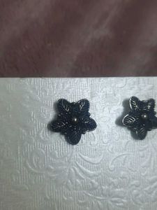 Oxidised Silver Necklace and Earrings Set
