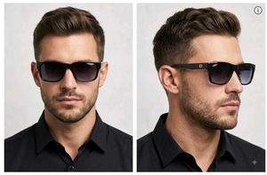 Stylish Black Square Sunglasses