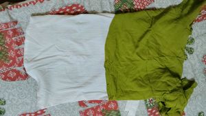 Olive Green Kurta Set with Bow Print