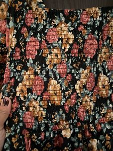 Chic Floral Smocked Top