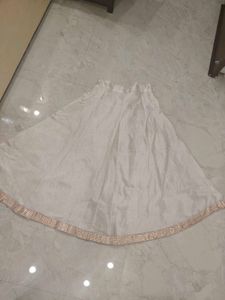 white skirt only