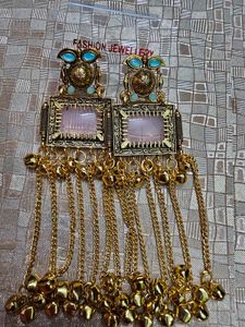 Bohemian Dangle Earrings with Bells