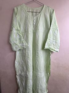 Light Green Cotton Kurta