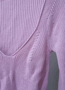 ZARA Lavender Knit Sweater