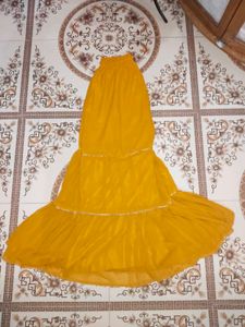 💛 Mustard Mirror Sharara Dress 💛