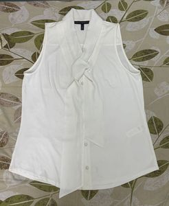 Korean Bow Tie Sleeveless Top