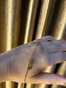 Anti Tarnish Gold Tone Eye Pendant  Necklace