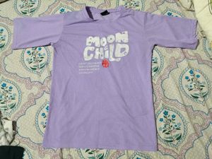 Purple "Moon Child" Graphic T-Shirt