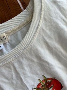 Cute Tomato Print T-Shirt