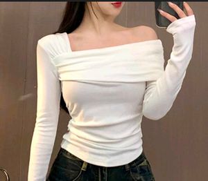 White Off-Shoulder Top