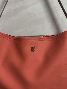 Chic Orange Hobo Bag