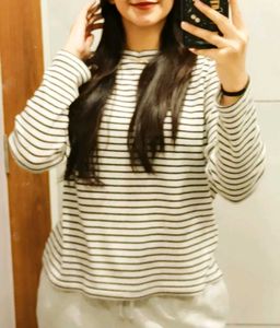 Classic Striped Long Sleeve Top