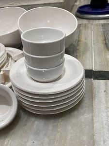 White Dinning Set