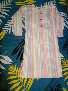 Striped Kurta Set with Pants