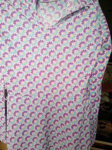 Floral Print Kurta