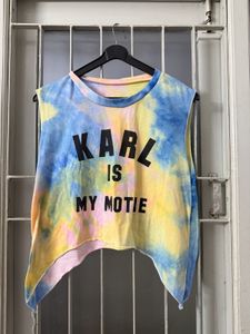 Tie-Dye Graphic Crop Top